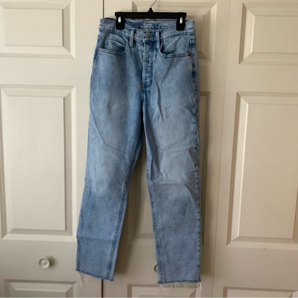 Old navy ski hi straight jeans size 2